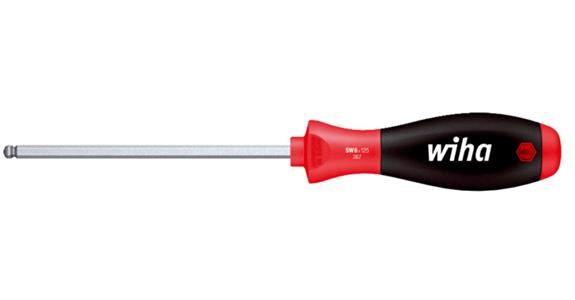 Wkrętak sześciokątny WIHA 4 mm, końcówka kulowa, SoftFinish z MagicRing