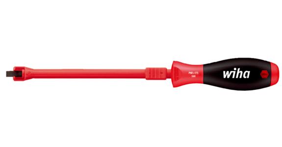 Retaining screwdriver slotted 4.0x8.0 mm SoftFinish handle blade length 125 mm