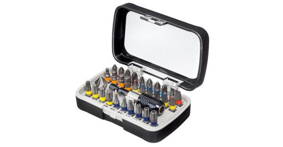 Bit Box P-Line 32 pieces with quick-change toolholder