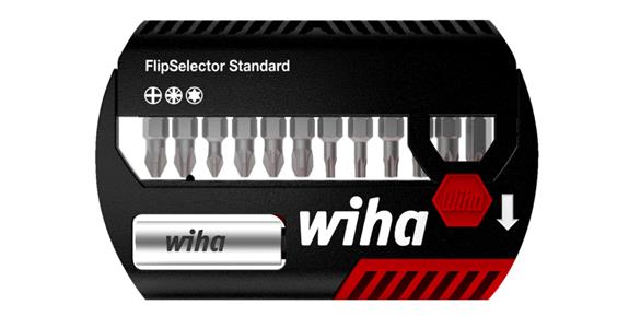 Pudełko końcówek WIHA 1/4' FlipSelector Standard, 13 szt., TX, PH, PZ