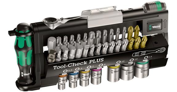 Bit socket assortment Tool-Check PLUS 39 pieces in plastic box