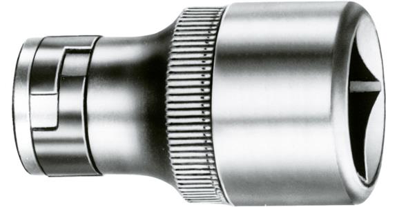 Adapter with retaining ball drive 3/8 inch square output 5/16 inch bit