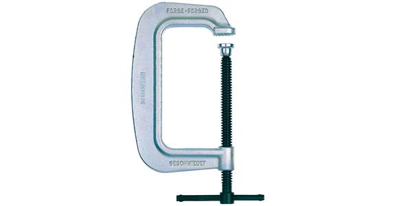 Ścisk skręcany C BESSEY stalowy 200x105 mm, uchwyt blokujący