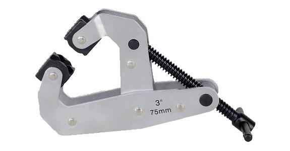 Clamping jaw clamping width 0-25 mm for parallel interior and exterior clamping