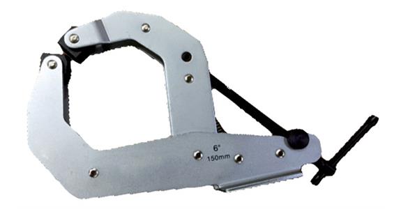 Clamping jaw clamping width 0-150 mm for parallel interior and exterior clamping