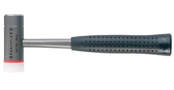 Młotek kombinowany HALDER, Ferroplex, śr. główki 30 mm, nylon/stal