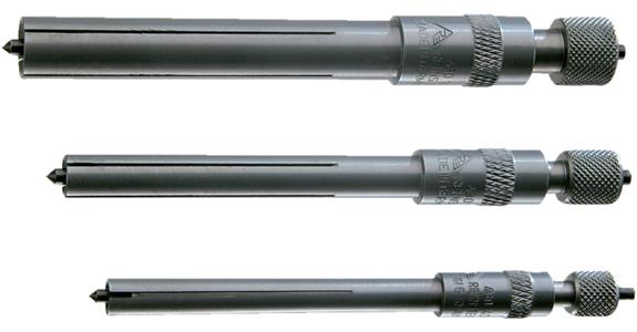 Centring punch adjustable for hole 11-16 mm