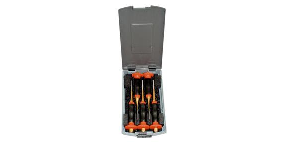Pin punch with handle set, DIN 6450 5 pieces dia. 2-6 mm