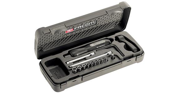 Torque screwdriver set w. microm. ISO 6789 2-10 Nm incr. 0.5 Nm
