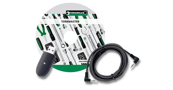 USB adapter, jack plug cable and software