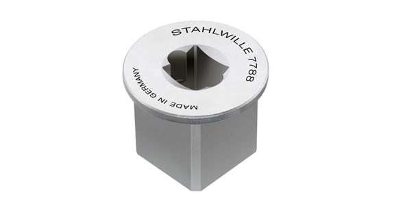 Square adapter 3/8 inch to 3/4 inch 7788