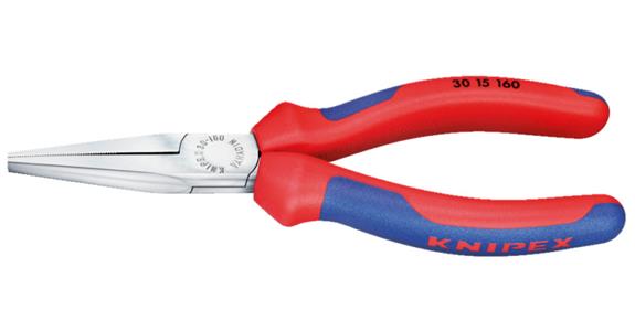 KNIPEX Greifzange 160 mm (Nadelzange) schwarz atramentiert mit Kunststoffgriff