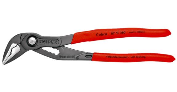 Szcz. do pompy wod. KNIPEX Cobra, 250 mm, bar. wąs. gł. poler., uchwyt z tw. sz.