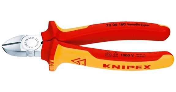 KNIPEX Seitenschneider verchromt 160 mm