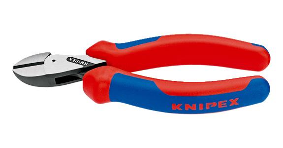Szczypce do cięcia boczne KNIPEX X-Cut 160 mm, głow. poler. z uchwytem dwuskł.