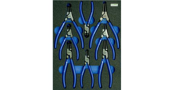 OPT-I-STORE insert 260x345x30mm for circlip pliers set cat. no. 59617 101
