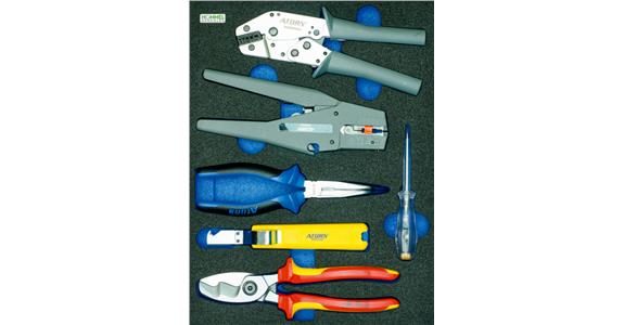 OPT-I-STORE ins. 260x345x30mm f. wire-stripping tool set 6pcs cat. no. 59626 101