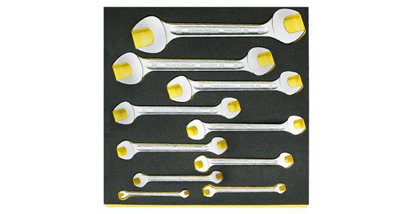 TCS tool assortment, 98 pieces 9 Tool Control System inserts, two-colour system