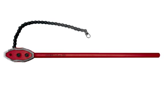 Chain pipe wrench, American model chain length 1000 mm for 1.1/2–8 inch