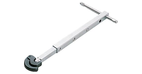 Telescopic stop cock nut wrench, SW 10–32 mm length 250–460 mm