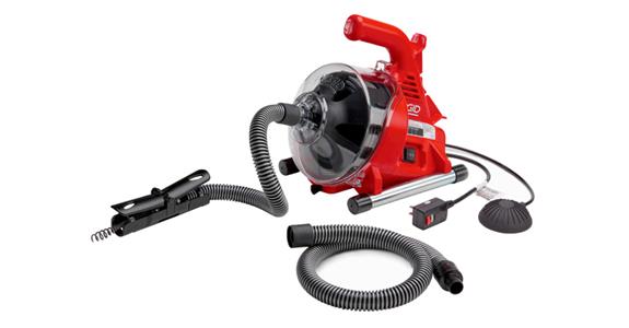 Pipe cleaning machine PowerClear™, 230 V for pipes dia. 3/4–1.1/2 inch