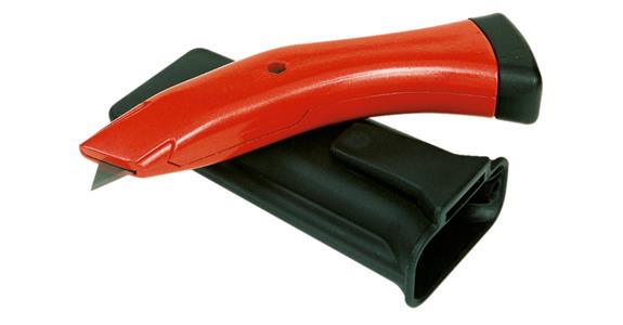 Universal knife with holster and retractable blade +1 blade