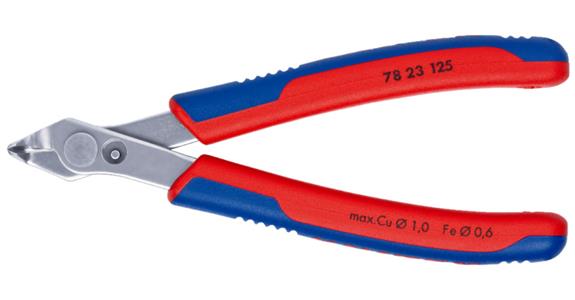 Szczypce elektroniczne KNIPEX Super Knips, 125 mm, szczypce kątowe 60 stopni