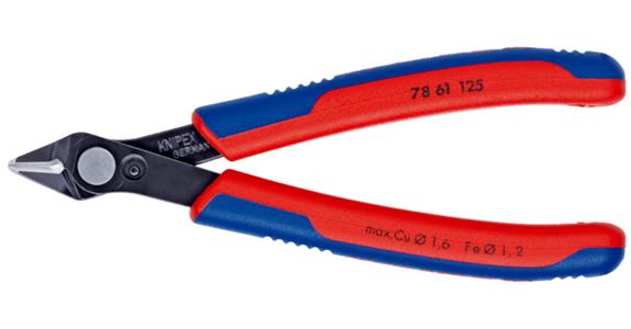 Szczypce do elektroniki KNIPEX Super Knips, 125 mm, brązowione