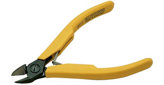 Electronic side cutters, oval jaws, strong without bevel 112.5 mm