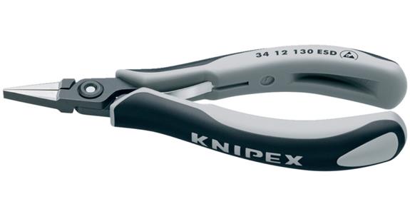 Szczypce chwytakowe dla elektroników KNIPEX ESD 135 mm, płaskie szerokie szczęki