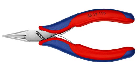 Szczypce chwytakowe dla elektroników KNIPEX 115 mm, płaskie szerokie szczęki