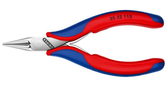 Szczypce chwytakowe dla elektroników KNIPEX 115 mm, spiczaste okrągłe szczęki