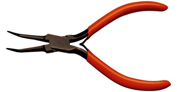 Electronics pointed pliers 45° bent jaws length 120 mm