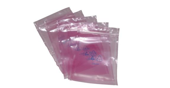 Torba ESD SX 10 254x305 mm folia niskiego ład. LDPE wielokrotnie zamykana