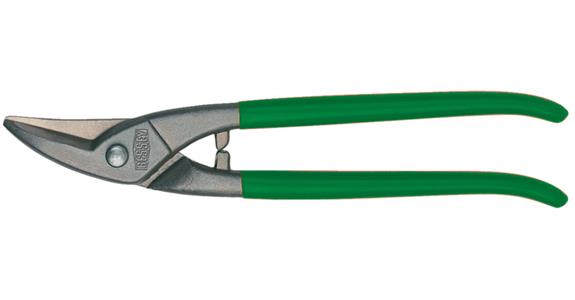 Punching sheet metal shears, left, quality steel 250 mm for short straight cuts