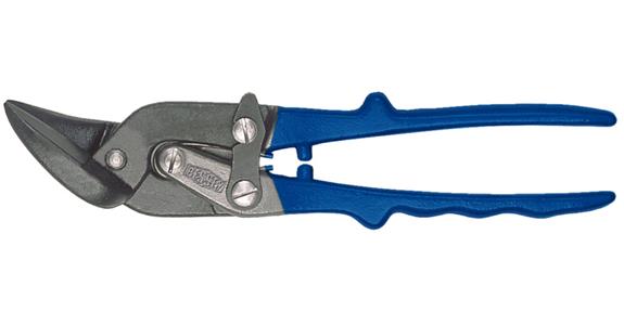 Ideal shears w. lever transmission, steel handles, left, stainless steel 240 mm
