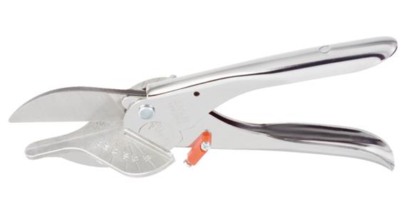 Mitre snips 15-90° for skirting and profiles made of rubber, wood, plastic