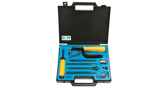 Deburring tool set with universal handle EL1000 7 pieces in box