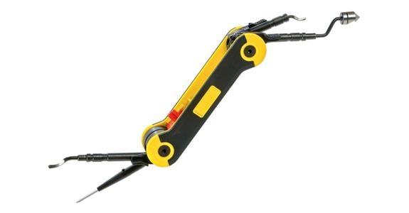 Deburring multi-tool 4 pcs 2xHSS blade 1xHSS triangular scraper 1xcrank cntrsink