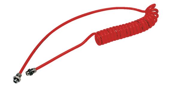 Pneumatic spiral hose length 2.0 m hose dia. (inside/outside) 5x8 mm