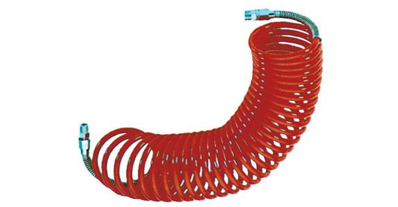 Pneumatic spiral hose length 3.5 m hose dia. (inside/outside) 6x8 mm
