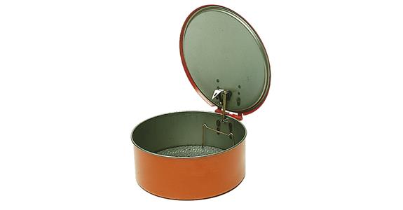 Wash-out bowl with perforated panel insert contents 5 litres