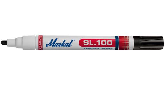 Permanent marker SL 100 black, line thickness 2-4 mm, pack=12 pieces