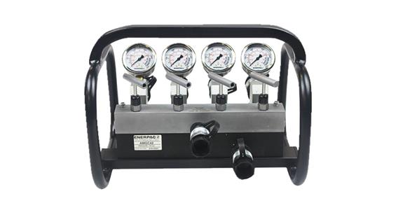 Four-way distributor unit type AMGC-41 for single-acting cylinders