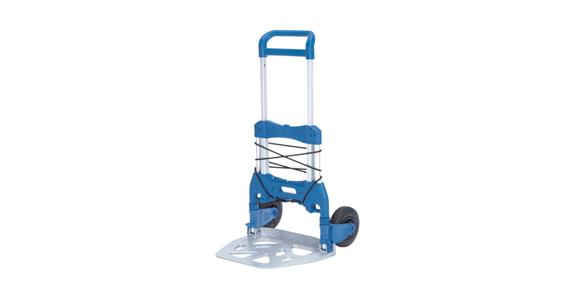 Wózek do paczek na kołach z oponami 250 kg, wys. 1190 mm, składany