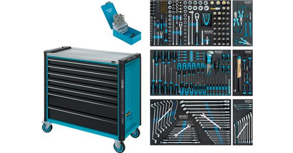 Workshop trolley type 179 NXXL-7/340 7 drawers equipped