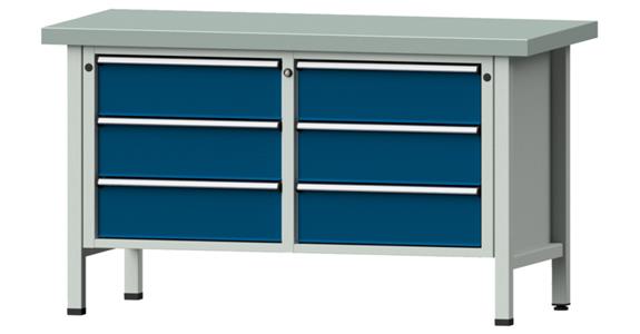 ANKE St. war. , mod. 108 V, panel powł. ocyn. 1500 x 700 x 850 mm RAL 7035/5010