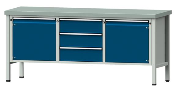 ANKE St. war. , mod. 122 V, panel powł. ocyn. 2000 x 700 x 900 mm RAL 7035/5010