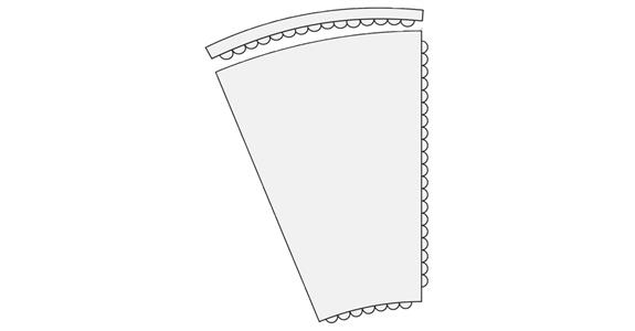 22.5° exterior angle, 100 % nat. rubber f. ergo. plugin system 82426 201-205