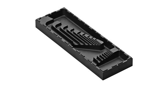 Tool holder ABS Allen key box sizes 1.5-10 24x96x288 mm